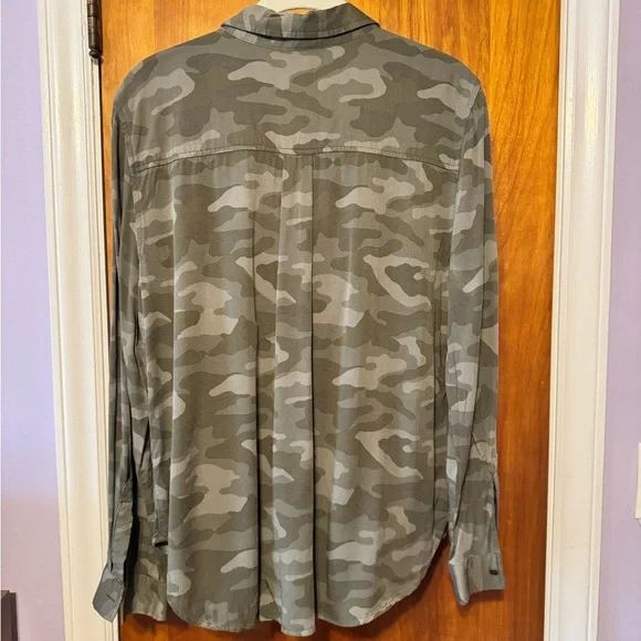 A.N.A Camouflage Button-Up Shirt - Picture 2 of 2